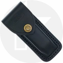 Buck Knives Buck Ranger 50th Anniversary Edition - 0112BRS3 - Custom Tang Stamp - Ebony Handle With Anniversary Shield -Case Knives shop BU 0112BRS3 B SHEATH