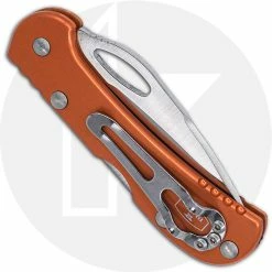 Buck Knives Buck Mini SpitFire 0726ORS - Value Price EDC - Orange Aluminum - Lock Back Folder - USA Made 7 Buck Knives Buck Mini SpitFire 0726ORS - Value Price EDC - Orange Aluminum - Lock Back Folder - USA Made -Case Knives shop BU 0726ORS B CLOSED BACK