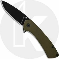 Buck Knives Buck 040 Onset Knife 0040GRS - Black Cerakote S45VN Drop Point - OD G10 - Frame Lock - Flipper Folder - USA Made