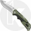 Buck Knives Buck Large Pursuit Folder 0660GRG - Gut Hook - Black GFN And Green Versaflex - Lock Back - Made In USA