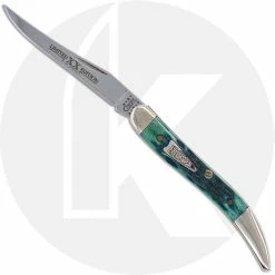 Case Knives Case Small Texas Toothpick Knife 10071 - Limited Edition X - Kentucky Bluegrass - 610096SS - Discontinued - BNIB
