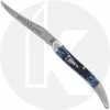Case Knives Case Medium Texas Toothpick Knife 13073 - Limited Edition XIII - Mediterranean Blue - 610094SS - Discontinued - BNIB -Case Knives shop CA 13073 FRONT