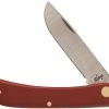 Case Knives Case Sod Buster Jr Knife 13451 American Workman Red Synthetic 4137SS -Case Knives shop CA 13451