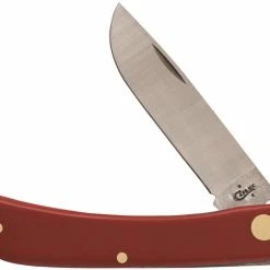 Case Knives Case Sod Buster Jr Knife 13451 American Workman Red Synthetic 4137SS
