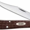 Case Knives Case Barehead Slimline Trapper, Brown Synthetic, CA-135 -Case Knives shop CA 135