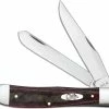 Case Knives Case Trapper Knife 13620 Rustic Red Richlite 10254SS 2 Case Knives Case Trapper Knife 13620 Rustic Red Richlite 10254SS -Case Knives shop CA 13620