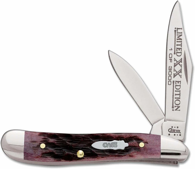 Case Knives Case Peanut Knife 14073 - Limited Edition XIV - Cabernet Bone - 6220SS - Discontinued - BNIB 3 Case Knives Case Peanut Knife 14073 - Limited Edition XIV - Cabernet Bone - 6220SS - Discontinued - BNIB