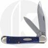 Case Knives Case Copperhead Knife 1490 - Blue Pick Bone - B6249 SS - Discontinued - BNIB -Case Knives shop CA 1490BPB FRONT