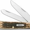 Case Knives Case Trapper, Amber Bone, CA-164 -Case Knives shop CA 164