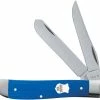 Case Knives Case Mini Trapper Knife 16741 Blue G10 10207SS -Case Knives shop CA 16741