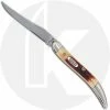 Case Knives Case Small Texas Toothpick Knife 01701 - Red Stag - R510096SS - Discontinued - BNIB