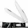 Case Knives Case Trapper Knife 23670 Black Pearl Kirinite 10254SS -Case Knives shop CA 23670