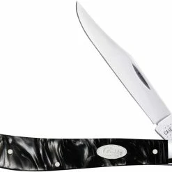 Case Knives Case Slimline Trapper Knife 23677 Black Pearl Kirinite 101048SS
