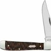 Case Knives Case Copperhead Knife 25572 Black Sycamore Wood 7149SS -Case Knives shop CA 25572