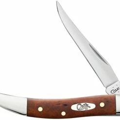 Case Knives Case Small Texas Toothpick Knife 28703 Smooth Chestnut Bone 610096SS