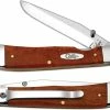 Case Knives Case TrapperLock With Clip, Smooth Chestnut Bone, CA-30112 -Case Knives shop CA 30112