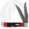 Case Knives Case Mini Trapper Knife 31304 - Chestnut Bone Damascus - 6207W DAM - Discontinued - BNIB -Case Knives shop CA 31304 FRONT
