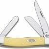 Case Knives Case Medium Stockman, Yellow CV, CA-35
