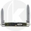 Case Knives Case Small Pen Knife 03502 - Hunter Green Bone - 6201SS - Discontinued - BNIB -Case Knives shop CA 3502 FRONT