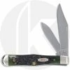 Case Knives Case Mini Coke Bottle Knife 03505 - Hunter Green Bone - 6225 1 / 2SS - Discontinued - BNIB -Case Knives shop CA 3505 FRONT