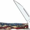 Case Knives Case CopperLock Knife 36033 Vintage Flag Embellished Smooth Natural Bone 61549WLSS -Case Knives shop CA 36033