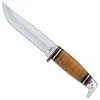 Case Knives: Case Hunting Knife, 5" Clip Blade With Leather Handle, CA-385 -Case Knives shop CA 385 1 94109