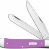 Case Knives Case Trapper Knife 39160 Lilac Ichthus 4254SS 1 Case Knives Case Trapper Knife 39160 Lilac Ichthus 4254SS -Case Knives shop CA 39160