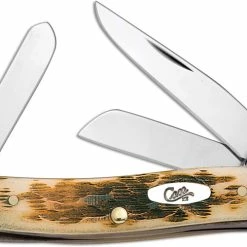 Case Knives Case Medium Stockman, Amber Bone, CA-42