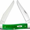 Case Knives Case Muskrat Knife 52822 Smooth Brilliant Green Bone MUSKRATSS -Case Knives shop CA 52822