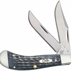 Case Knives Case Saddlehorn Knife 58417 Pocket Worn Gray Bone CV TB62110CV