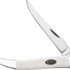 Case Knives Case Medium Texas Toothpick Knife 63962 - White Synthetic - 410094SS 1 Case Knives Case Medium Texas Toothpick Knife 63962 - White Synthetic - 410094SS -Case Knives shop CA 63962