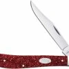 Case Knives Case Slimline Trapper Knife 67006 - Ruby Stardust Kirinite - 101048SS