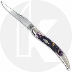 Case Knives Case Small Texas Toothpick 07039 - Tradewinds Collection - Island Purple Bone - 610096 SS - Discontinued - BNIB - LTD 500