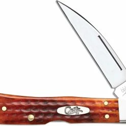 Case Knives Case CopperLock Knife 07397 Pocket Worn Harvest Orange Bone 61549WLSS
