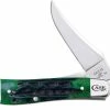 Case Knives Case RussLock Knife 75838 - Hunter Green Bone - 61953LSS -Case Knives shop CA 75838
