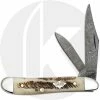 Case Knives Case Peanut Knife 77467 - Vintage Bone - Ladder Damascus - V6220DAM -Case Knives shop CA 77467 MAIN