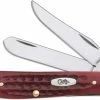Case Knives Case Mini Trapper, Pocket Worn Old Red Bone, CA-784 -Case Knives shop CA 784