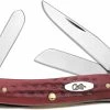 Case Knives Case Medium Stockman, Pocket Worn Old Red Bone, CA-786