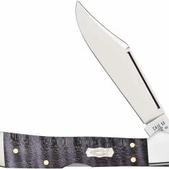 Case Knives Case Mini CopperLock Knife 80545 - Purple Curly Maple Wood - 71749LSS