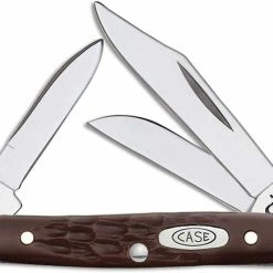 Case Knives Case Small Stockman, Brown Synthetic, CA-81