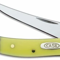 Case Knives: Case Yellow CV Small Texas Toothpick Knife, CA-91