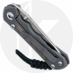 Chris Reeve Knives - Small Inkosi - Stonewash S45VN Insingo - Natural Canvas Micarta / Sandblast Titanium -Case Knives shop CRK SIN 1030 CLOSED BACK