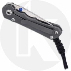 Chris Reeve Knives - Small Inkosi Knife - SIN-1042 - Stonewash Tanto - Sandblast Titanium 7 Chris Reeve Knives - Small Inkosi Knife - SIN-1042 - Stonewash Tanto - Sandblast Titanium -Case Knives shop CRK SIN 1042 CLOSED BACK