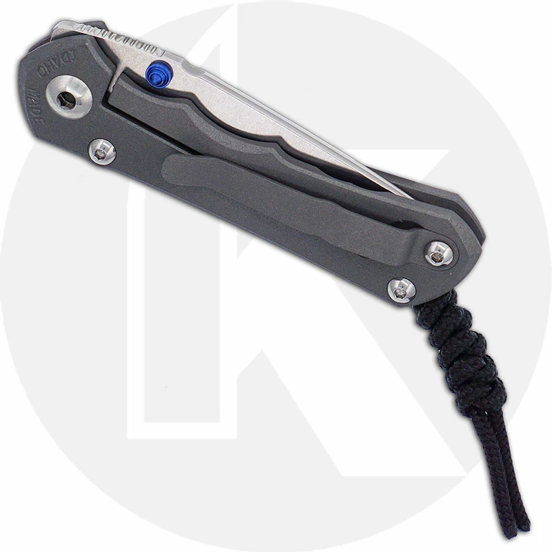 Chris Reeve Knives - Small Inkosi Knife - SIN-1042 - Stonewash Tanto - Sandblast Titanium 5 Chris Reeve Knives - Small Inkosi Knife - SIN-1042 - Stonewash Tanto - Sandblast Titanium - Image 3