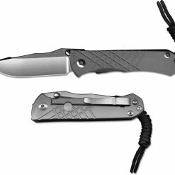 Chris Reeve Knives Chris Reeve Umnumzaan Knife Drop Point EDC Titanium Integral Lock Folder -Case Knives shop CRK UMN1000