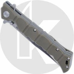 Cold Steel Knives Cold Steel Medium Luzon - Satin Clip Point - Dark Earth GFN - 20NQL-DEST -Case Knives shop CS 20NQL DEST CLOSED FRONT