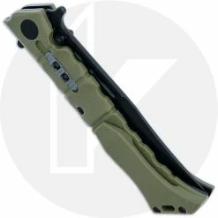 Cold Steel Knives Cold Steel Medium Luzon - Black Clip Point - Olive Drab GFN - 20NQL-ODBK 7 Cold Steel Knives Cold Steel Medium Luzon - Black Clip Point - Olive Drab GFN - 20NQL-ODBK -Case Knives shop CS 20NQL ODBK CLOSED BACK