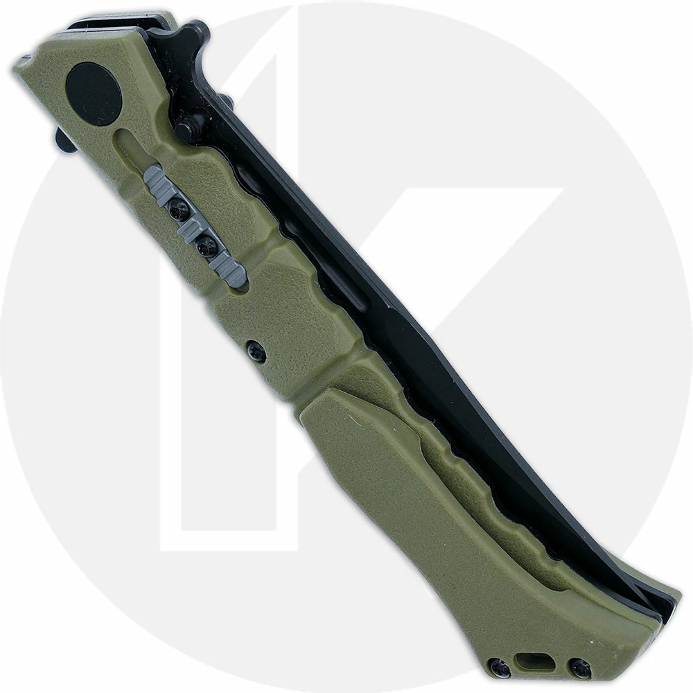 Cold Steel Knives Cold Steel Medium Luzon - Black Clip Point - Olive Drab GFN - 20NQL-ODBK 5 Cold Steel Knives Cold Steel Medium Luzon - Black Clip Point - Olive Drab GFN - 20NQL-ODBK - Image 3