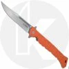 Cold Steel Knives Cold Steel Large Luzon - Satin Clip Point - Orange GFN - 20NQX-ORST -Case Knives shop CS 20NQX ORST OPEN