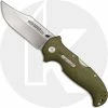 Cold Steel Knives Cold Steel 21A Bush Ranger Lite Mike Wallace EDC Clip Point Folder With OD Green GFN Handle -Case Knives shop CS 21A 1